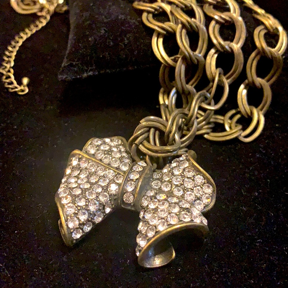 Cookie Lee Crystal 2 Strand Necklace